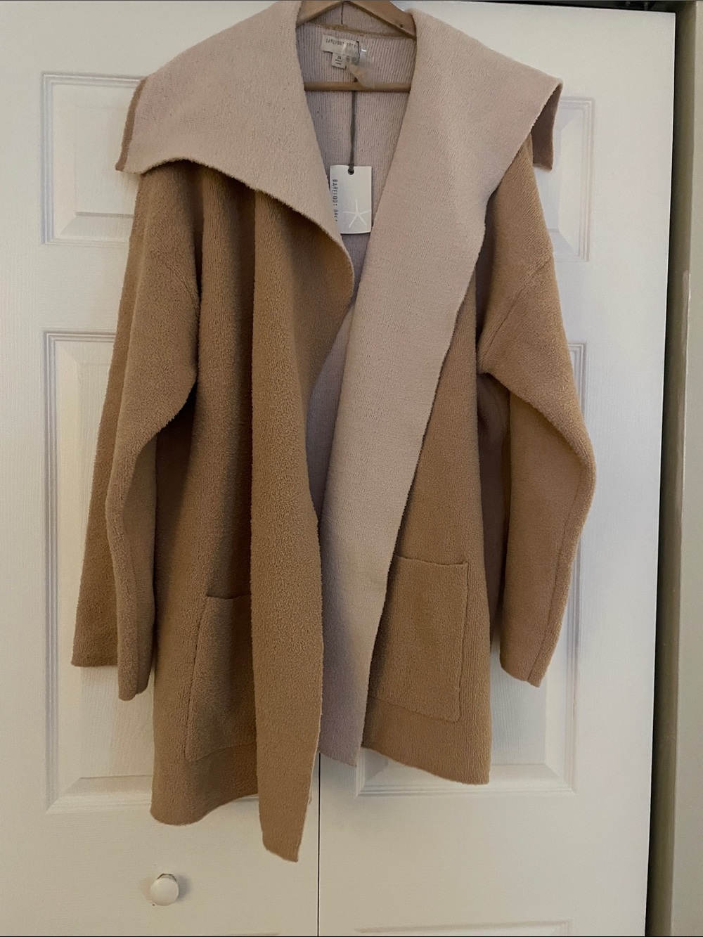 Barefoot Dreams Car Coat in Taupe